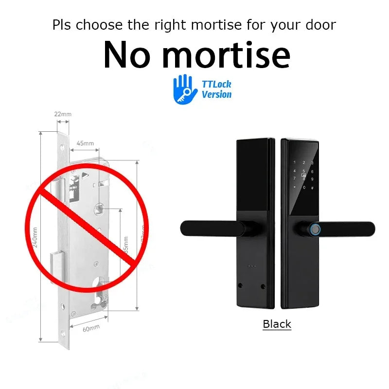 Smart Fingerprint Door Lock with Handle