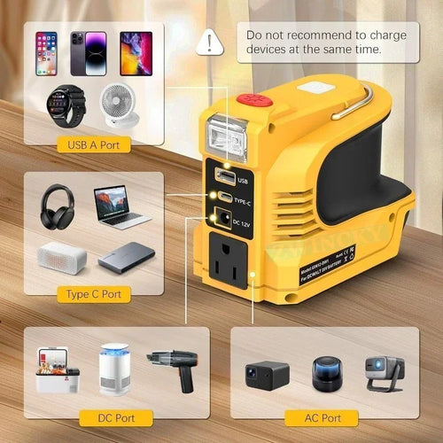 200W Portable Power Inverter