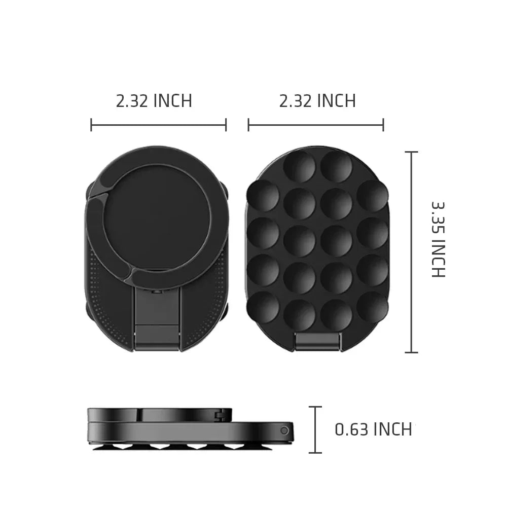 MA39 Magnetischer faltbarer 360°-Handyständer mit Saugnäpfen