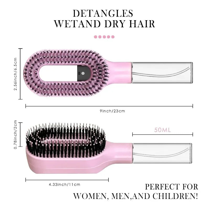 2-in-1 Spray Hair Brush