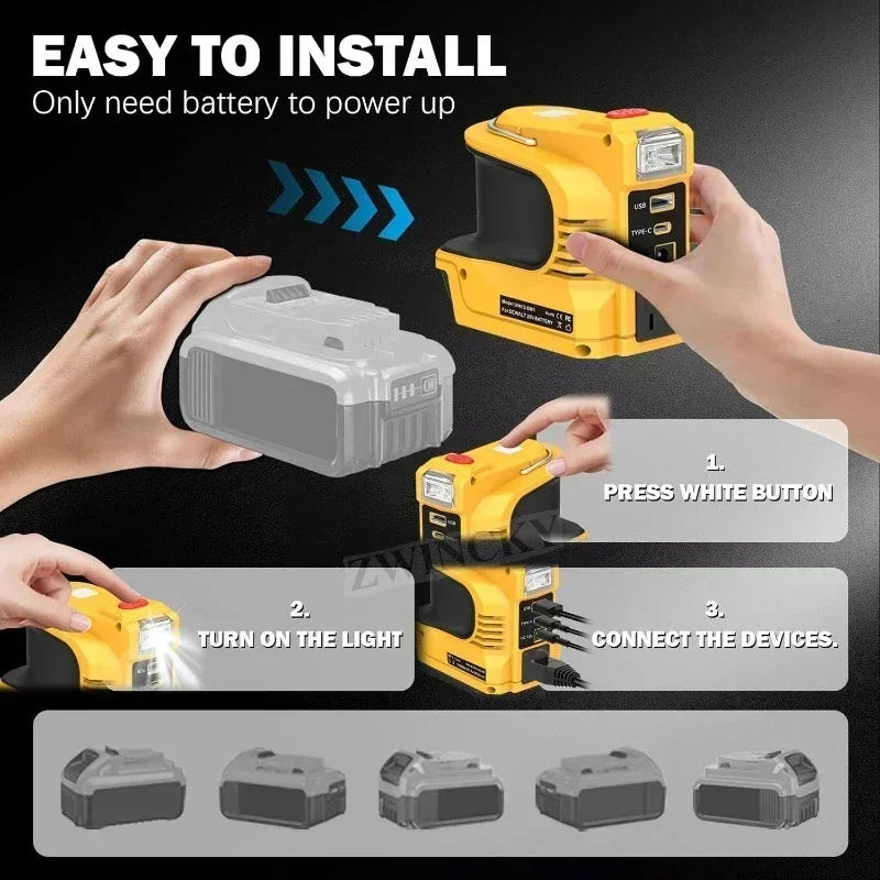 200W Portable Power Inverter