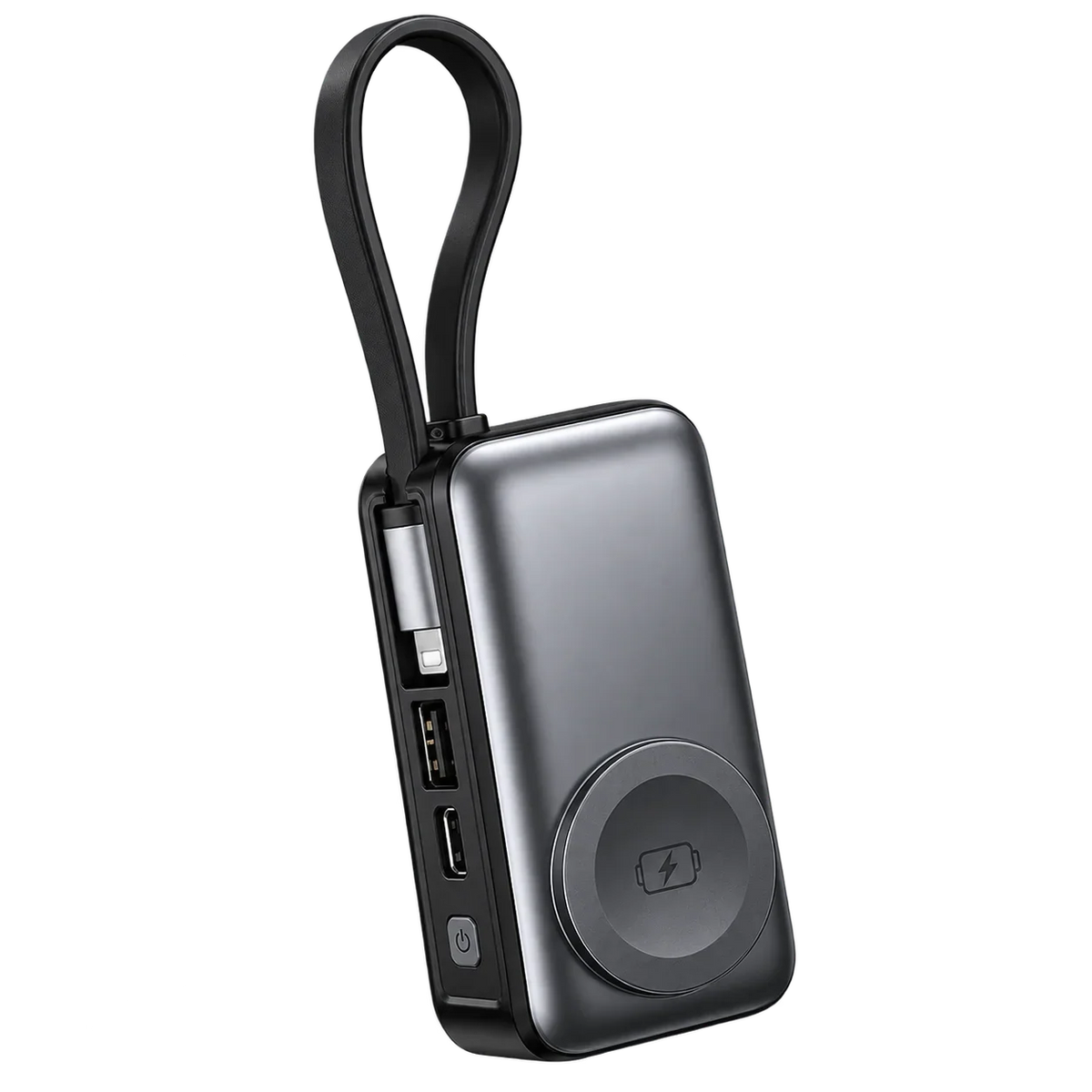 5000mAh Mini Magnetic Power Bank with Bracket & Digital Display