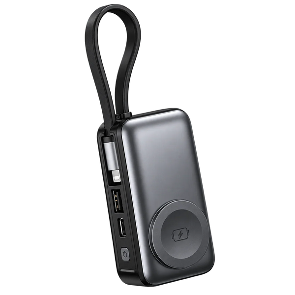 5000mAh Mini Magnetic Power Bank with Bracket & Digital Display